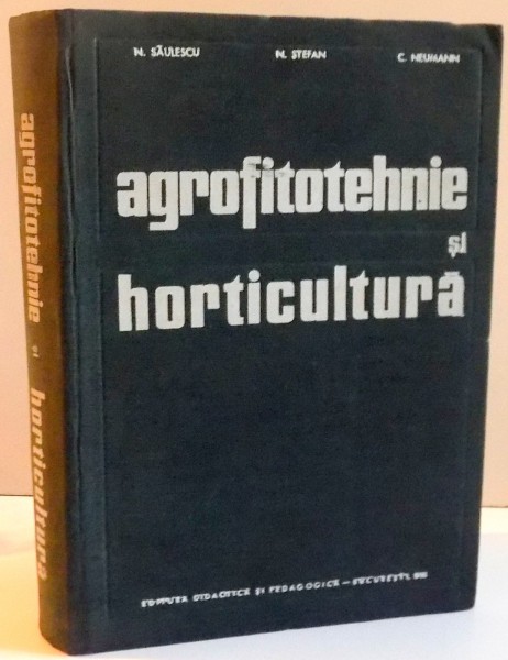 AGROFITOTEHNIE SI HORTICULTURA , 1968