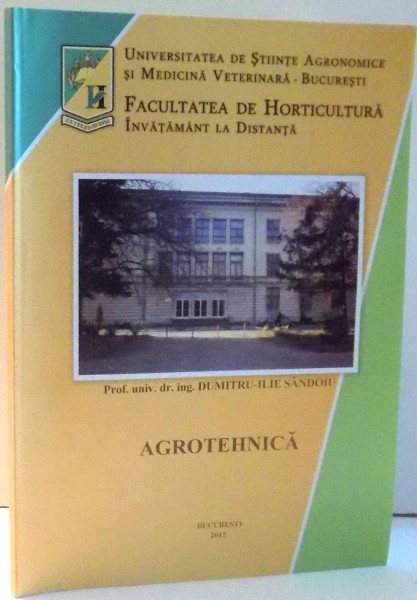 AGROTEHNICA de DUMITRU-ILIE SANDOIU , 2012