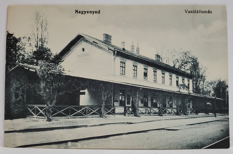AIUD ( NAGYENYED  ), GARA , CARTE POSTALA , INCEPUTUL SEC. XX