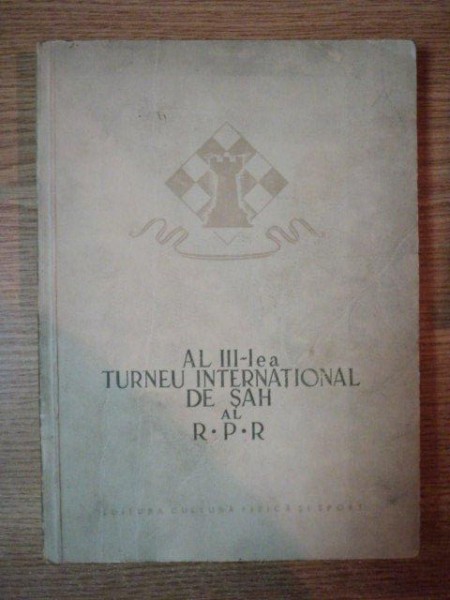 AL III-LEA TURNEU INTERNATIONAL DE SAH AL RPR , 1954