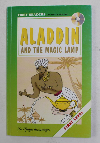 ALADDIN AND THE MAGIC LAMP , retold by ALEXANDRA PEET , FIRST LEVEL , 2011 , LIPSA CD *