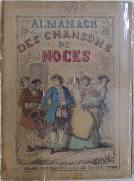 ALAMANACH DES CHANSONS DE NOCES , 1873