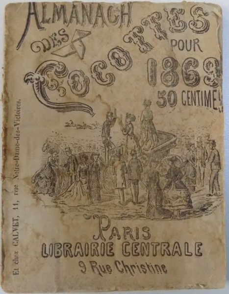 ALAMANACH DES COCOTTES  POUR 1869 , TROISIEME ANNEE  , 1869