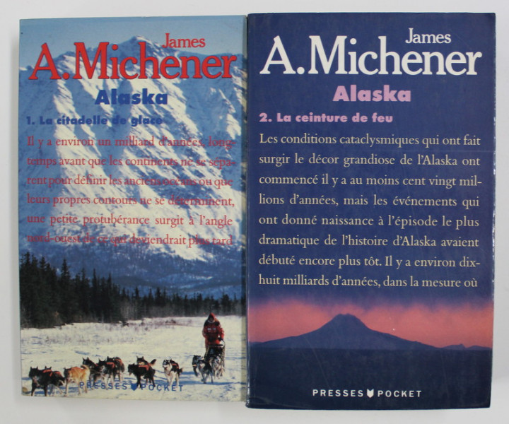 ALASKA par JAMES A . MICHENER, TOME I - II , 1989