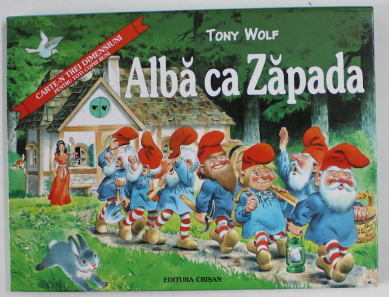 ALBA CA ZAPADA de TONY WOLF , ILUSTRATII IN TREI DIMENSIUNI , 2002