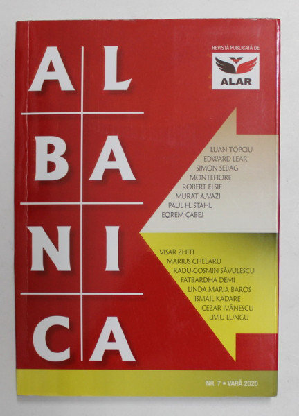 ALBANICA - REVISTA STIINTIFICA SI DE CULTURA A ASOCIATIEI LIGA ALBANEZE DIN ROMANIA , NR. 7 , VARA  2020