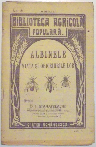 ALBINELE VIATA SI OBICEIURILE LOR de D.I. STAMATELACHE , NR. 21