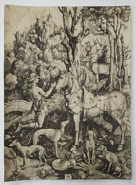Albrecht Dürer (1471–1528) - Sfantul Eustatiu, Gravura