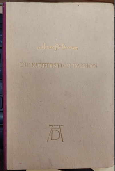 ALBRECHT DURER , DIE KUPFERSTICH - PASSION (PASIUNEA GRAVURII IN CUPRU )  , CUTIE CU 16  GRAVURI REPRODUSE , PERIOADA INTERBELICA