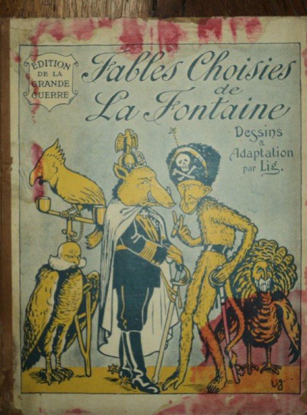 Album caricaturi Marele Razboi Mondial, Fabule Alese de La Fontaine