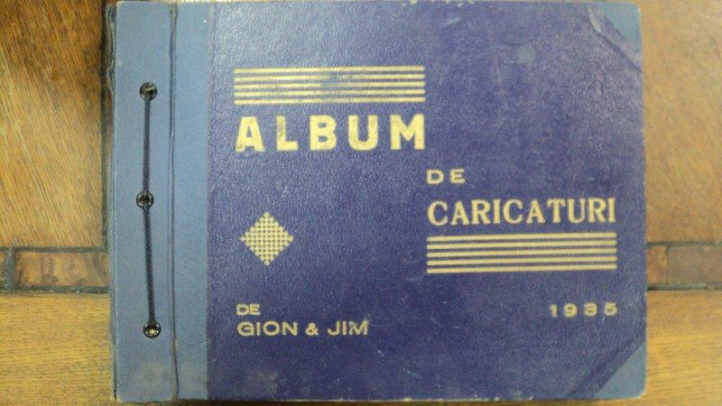 Album de caricaturi Discom de Gion si Jim, Bucuresti 1935