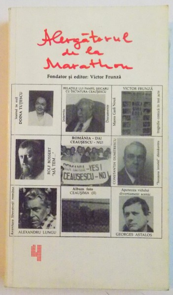 ALERGATORUL DE LA MARATHON de VICTOR FRUNZA , 1989