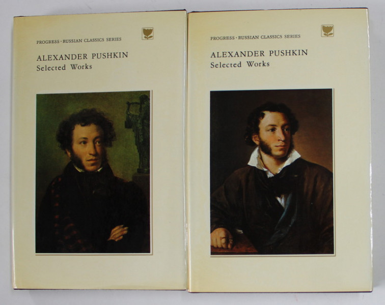 ALEXANDER PUSHKIN , SELECTED WORKS , TWO VOLUMES , 1974