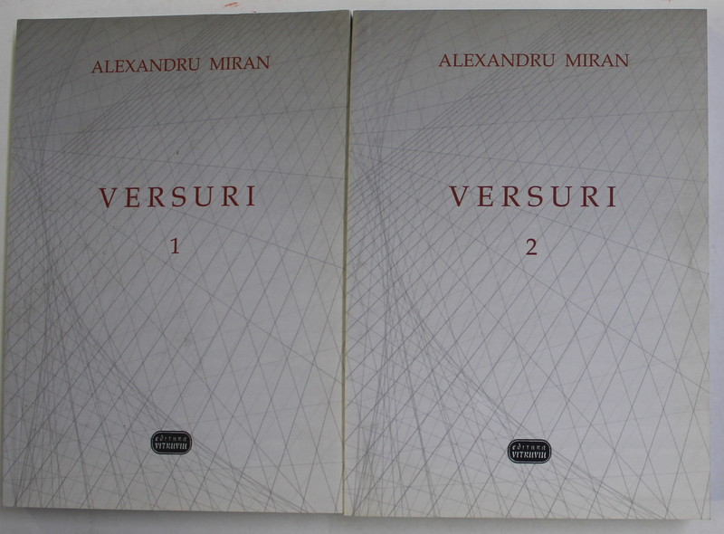 ALEXANDRU MIRAN - VERSURI , VOLUMELE I - II , 2007