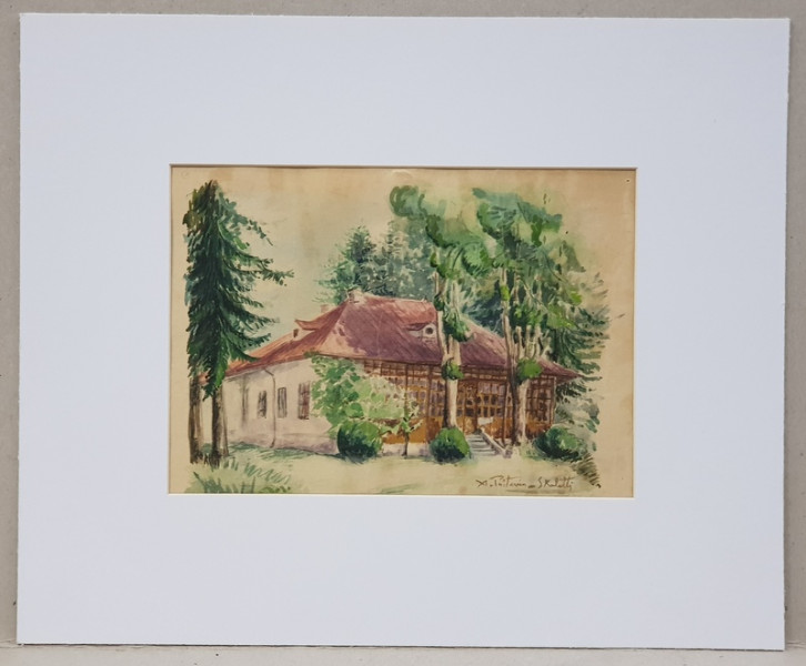 ALEXANDRU POITEVIN-SCHELETTI (1879 - 1959) - Casa in padure