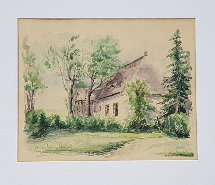 Alexandru Poitevin-Scheletti (1879 - 1959) - Casa la marginea padurii