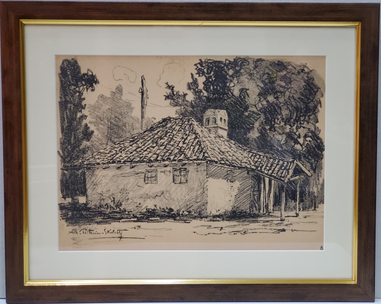 Alexandru Poitevin-Scheletti (1879 - 1959)  - Casa Taraneasca