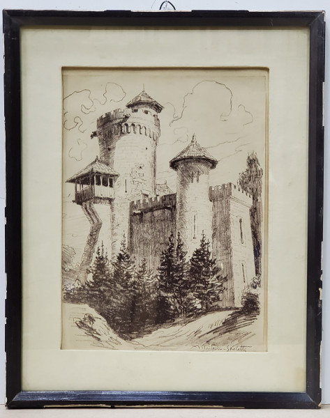Alexandru Poitevin-Scheletti (1879 - 1959) - Castelul Tepes, Parcul Carol