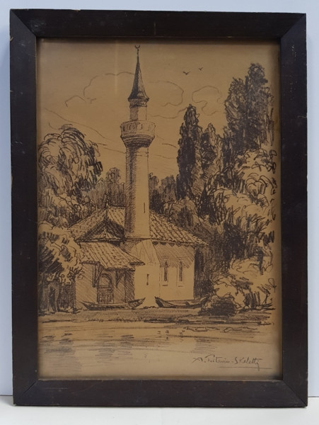Alexandru Poitevin-Scheletti (1879 - 1959 ) - Moschee