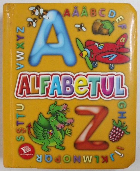 ALFABETUL , A - Z , CARTE CARTONATA PENTRU COPII