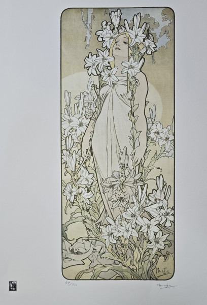 Alfons Mucha (1860-1939) - Luly, Seria Flower