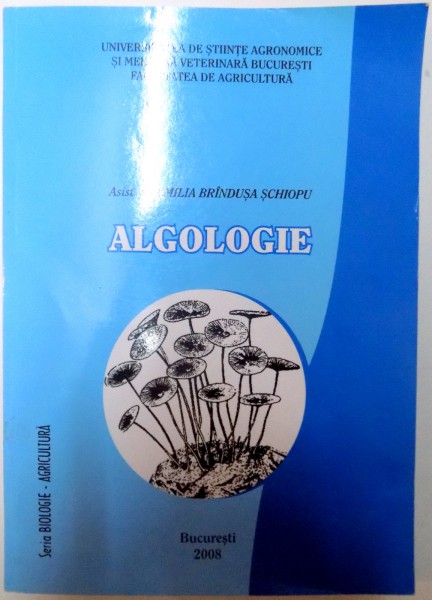 ALGOLOGIE de EMILIA BRINDUSA SCHIOPU , 2008