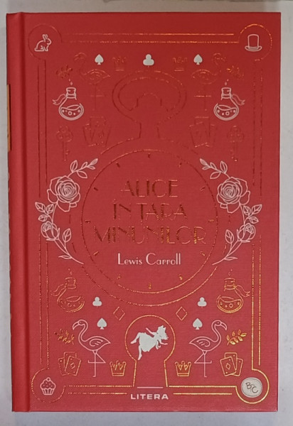 ALICE IN TARA MINUNILOR de LEWIS CARROLL , ilustratii de JOHN TENNIEL , 2024 , COPERTA  ORIGINALA  CARTONATA