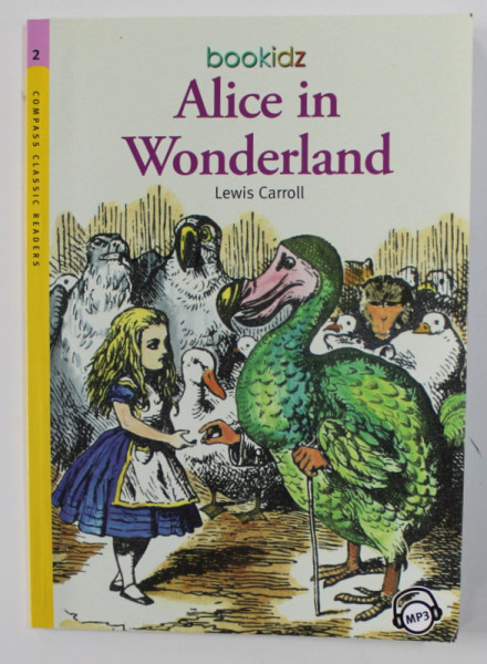 ALICE IN WONDERLAND by LEWIS CARROLL , retold by KEN METHOLD and SHEILA LYNE , LEVEL 2 , 2017 , CONTINE CD *