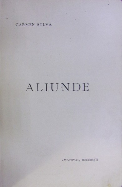 ALIUNDE de CARMEN SYLVA (1913)