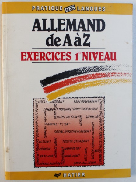 ALLEMAND DE A a Z - EXERCICES 1er NIVEAU par J. JANITZA ..B. VISELTHIER , 1988