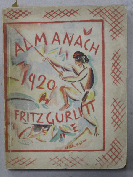 ALMANACH AUF DAS JAHR 1920 , PREZINTA SUBLINIERI CU CREION COLORAT *