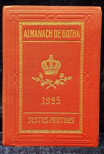 Almanach de Gotha, 1925
