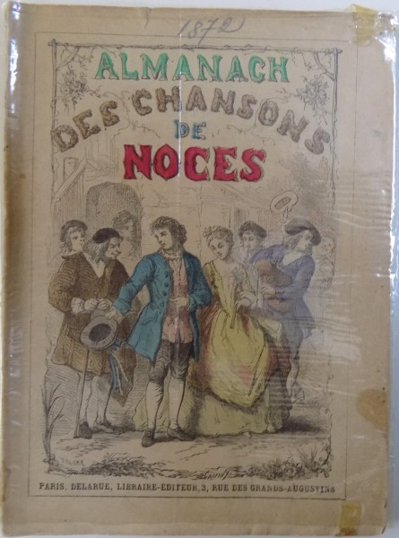 ALMANACH DES CHANSONS DE NOCES , 1872