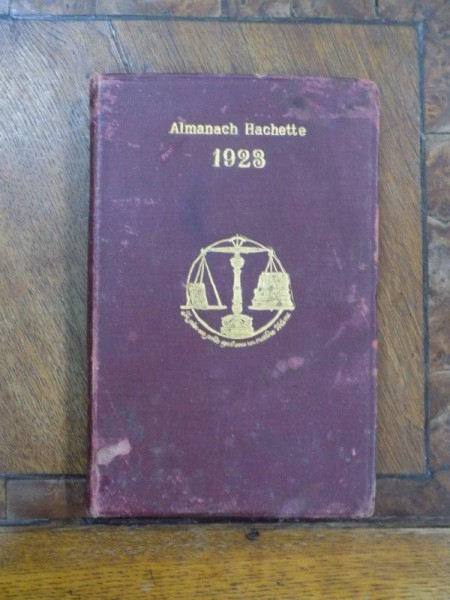 Almanach Hachette 1923