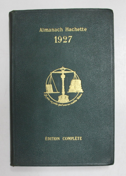 ALMANACH HACHETTE , 1927