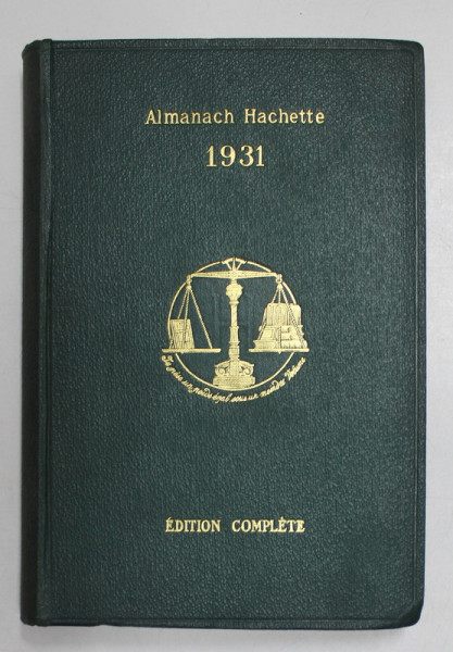 ALMANACH HACHETTE , 1931