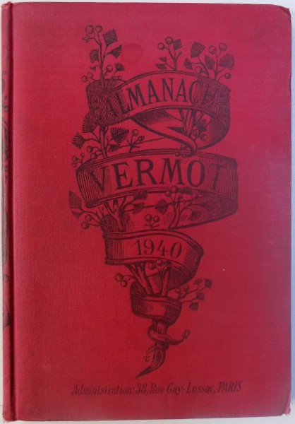 ALMANACH VERMOT 1940, PARIS