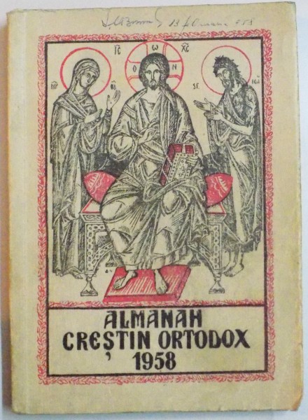 ALMANAH CRESTIN ORTODOX PE ANUL 1958