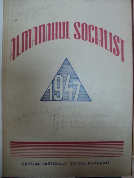 ALMANAHUL SOCIALIST-I.C.FRIMU 1947