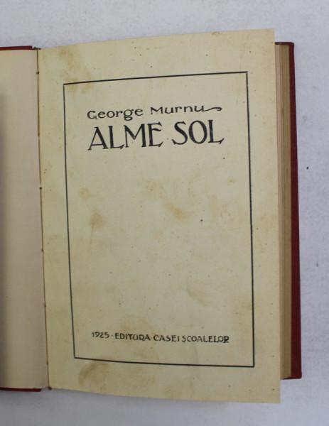 ALME SOL de GEORGE MURNU  1925