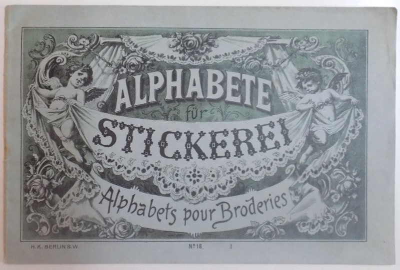 ALPHABETE FUR STICKEREI. ALPHABETS POUR BRODERIES