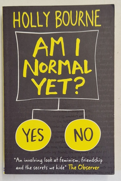 AM I NORMAL YET ? by HOLLY BOURNE , 2016