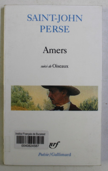 AMERS , suivi de OISEAUX , par SAINT - JOHN PERSE , 1963