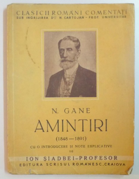 AMINTIRI (1848-1891) de N. GANE