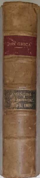 AMINTIRI DIN PRIBEGIA DUPA 1848 de ION GHICA , NOUE SCRISORI CATRE V. ALECSANDRI , 1889