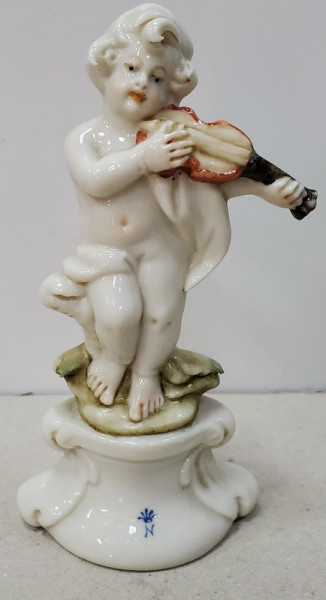 Amoras Capodimonte, pictat manual, cca. 1920