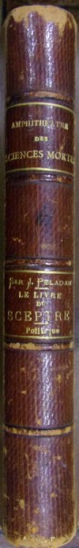 AMPHITHEATRE DES SCIENCES MORTES IV . LE LIVRE DU SCEPTRE . POLITIQUE (1895)