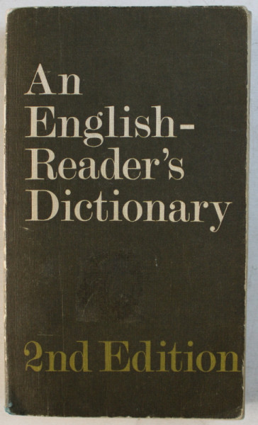 AN ENGLISH - READER 'S DICTIONARY by A.S. HORNBY and E.C. PARNWELL , 1968
