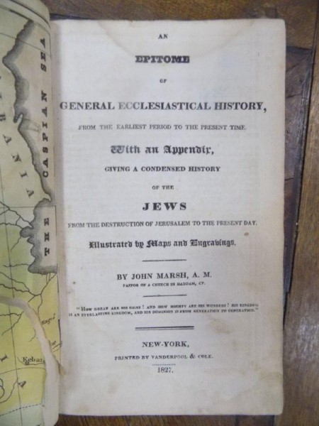 An Epitome of General Ecclesiastical History, John Marsh, New York 1927