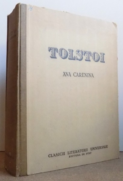 ANA CARENINA de TOLSTOI , 1950